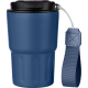 Picture of STAINLESS STEEL METAL DOUBLE WALLED TRAVEL MUG (320ML) in Blue