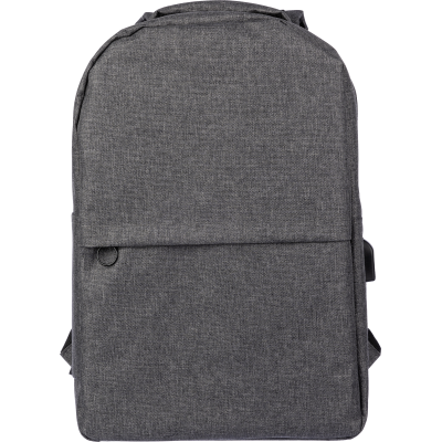 Picture of RPET BACKPACK RUCKSACK in Grey