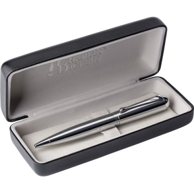Picture of CHARLES DICKENS® METAL BALL PEN in Silver.