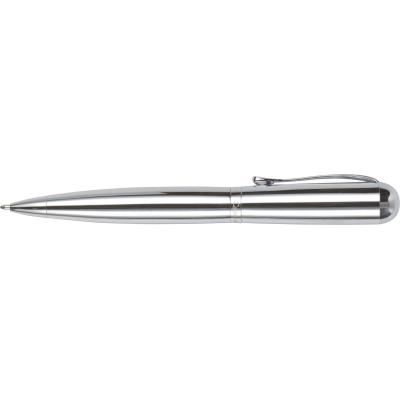 Picture of CHARLES DICKENS® METAL BALL PEN in Silver.