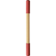 Picture of BAMBOO ENDLESS PENCIL AND BALL PEN in Red