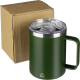 Picture of RECYCLED DOUBLE WALLED TRAVEL MUG (300 ML) in Green