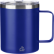 Picture of RECYCLED DOUBLE WALLED TRAVEL MUG (300 ML) in Cobalt Blue