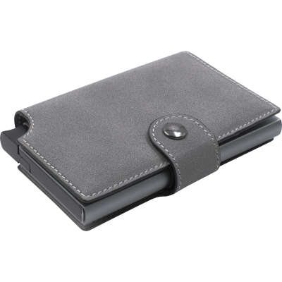 Picture of BRANDCHARGER RPET CARD WALLET in Grey