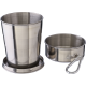 Picture of STAINLESS STEEL METAL FOLDING CUP (220ML) in Silver