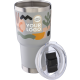 Picture of STAINLESS STEEL METAL DOUBLE WALLED TRAVEL MUG (590ML) in Grey