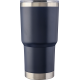 Picture of STAINLESS STEEL METAL DOUBLE WALLED TRAVEL MUG (590ML) in Blue
