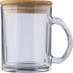 Picture of RECYCLED GLASS MUG (300ML) in Neutral