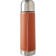 Picture of STAINLESS STEEL METAL FLASK (400ML) in Brown