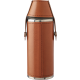 Picture of RECYCLED STAINLESS STEEL METAL FLASK (230ML) in Brown