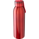 Picture of STAINLESS STEEL METAL SINGLE-WALLED BOTTLE (650ML) in Red