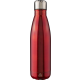 Picture of RECYCLED STAINLESS STEEL METAL SINGLE WALLED BOTTLE (650ML) in Red