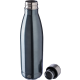 Picture of RECYCLED STAINLESS STEEL METAL DOUBLE WALLED BOTTLE (500ML) in Gunmetal Grey