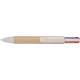 Picture of RECYCLED CARTON FOUR-COLOUR BALL PEN in Brown