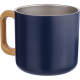 Picture of RECYCLED DOUBLE WALLED MUG (400ML) in Blue