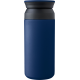 Picture of STAINLESS STEEL METAL DOUBLE WALLED TRAVEL MUG (300ML) in Blue
