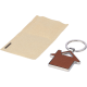 Picture of BONDED LEATHER HOUSE KEY HOLDER KEYRING in Brown
