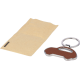Picture of BONDED LEATHER CAR KEYRING CHAIN in Brown