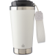 Picture of RECYCLED STEEL DOUBLE WALLED TRAVEL MUG (500ML) in White