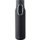 Picture of RECYCLED STAINLESS STEEL METAL DOUBLE WALLED BOTTLE (600 ML) in Black