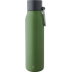 Picture of RECYCLED STAINLESS STEEL METAL DOUBLE WALLED BOTTLE (600 ML) in Green