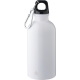 Picture of RECYCLED SINGLE WALLED BOTTLE (400 ML) in White