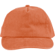 COTTON CAP (EMBROIDERED) in Orange image 2