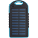 Picture of RUBBER SOLAR POWER BANK (4000 MAH) in Blue