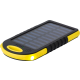 Picture of RUBBER SOLAR POWER BANK (4000 MAH) in Yellow