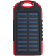 Picture of RUBBER SOLAR POWER BANK (4000 MAH) in Red