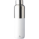 Picture of RECYCLED STAINLESS STEEL METAL DOUBLE WALLED BOTTLE (600ML) in White