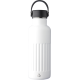 Picture of RECYCLED STAINLESS STEEL METAL DOUBLE WALLED DRINK BOTTLE (500ML) in White