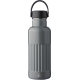 Picture of RECYCLED STAINLESS STEEL METAL DOUBLE WALLED DRINK BOTTLE (500ML) in Grey