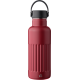 Picture of RECYCLED STAINLESS STEEL METAL DOUBLE WALLED DRINK BOTTLE (500ML) in Burgundy
