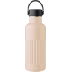 Picture of RECYCLED STAINLESS STEEL METAL DOUBLE WALLED DRINK BOTTLE (500ML) in Beige