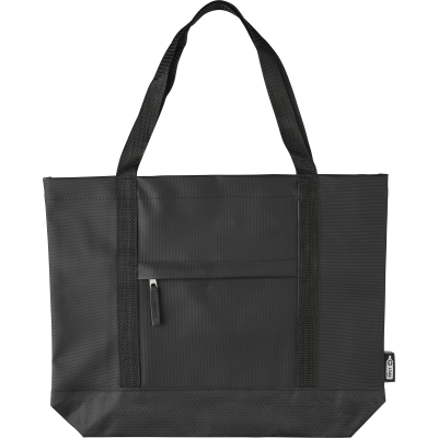 Picture of RPET POLYESTER TOTE BAG in Black