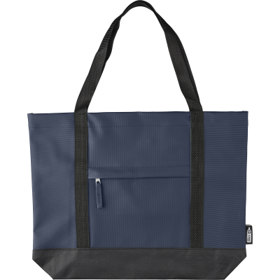 Picture of RPET POLYESTER TOTE BAG in Blue