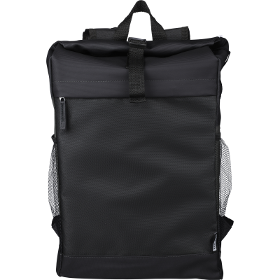 Picture of RPET POLYESTER ROLL-TOP BACKPACK RUCKSACK