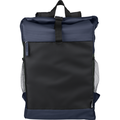 Picture of RPET POLYESTER ROLL-TOP BACKPACK RUCKSACK