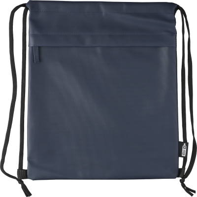 Picture of RPET POLYESTER DRAWSTRING BACKPACK RUCKSACK in Blue