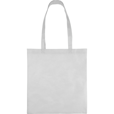 Picture of RECYCLED NON-WOVEN TOTE BAG in White
