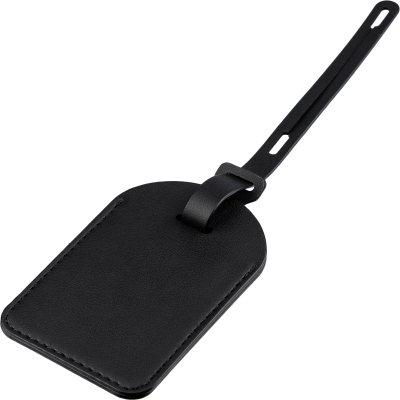 Picture of RECYCLED PU LUGGAGE TAG (BUILT-IN APPLE FIND MY) in Black