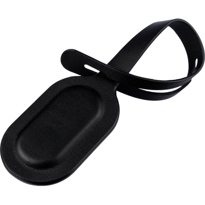 Picture of RECYCLED PU LUGGAGE TAG (BUILT-IN APPLE FIND MY) in Black