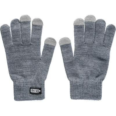 Picture of RPET TOUCH SCREEN GLOVES in Grey
