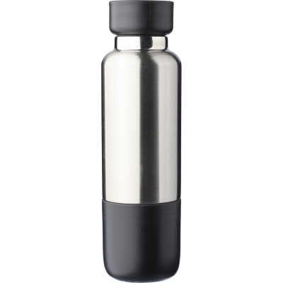 Picture of STAINLESS STEEL METAL DOUBLE WALLED BOTTLE (500ML) in Black