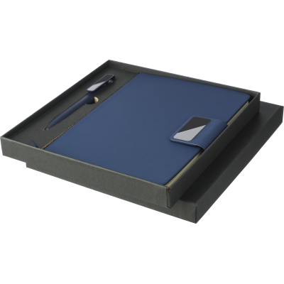 Picture of OFFICE GIFT SET (2PC) in Blue