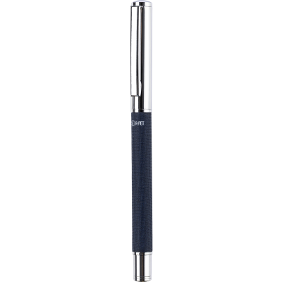 Picture of BRASS AND RPET ROLLER PEN in Blue