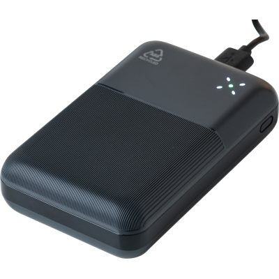 Picture of RECYCLED POWERBANK (20000 MAH) in Black