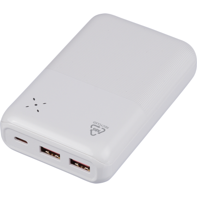 Picture of RECYCLED POWERBANK (20000 MAH) in White