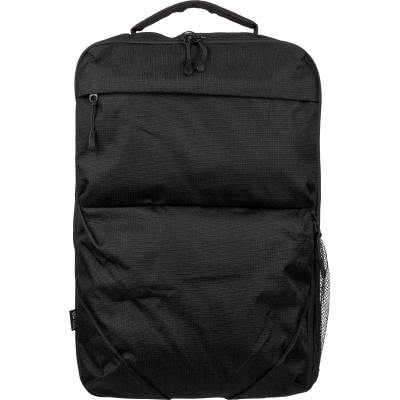 Picture of RPET OCEAN BOUND BACKPACK RUCKSACK in Black